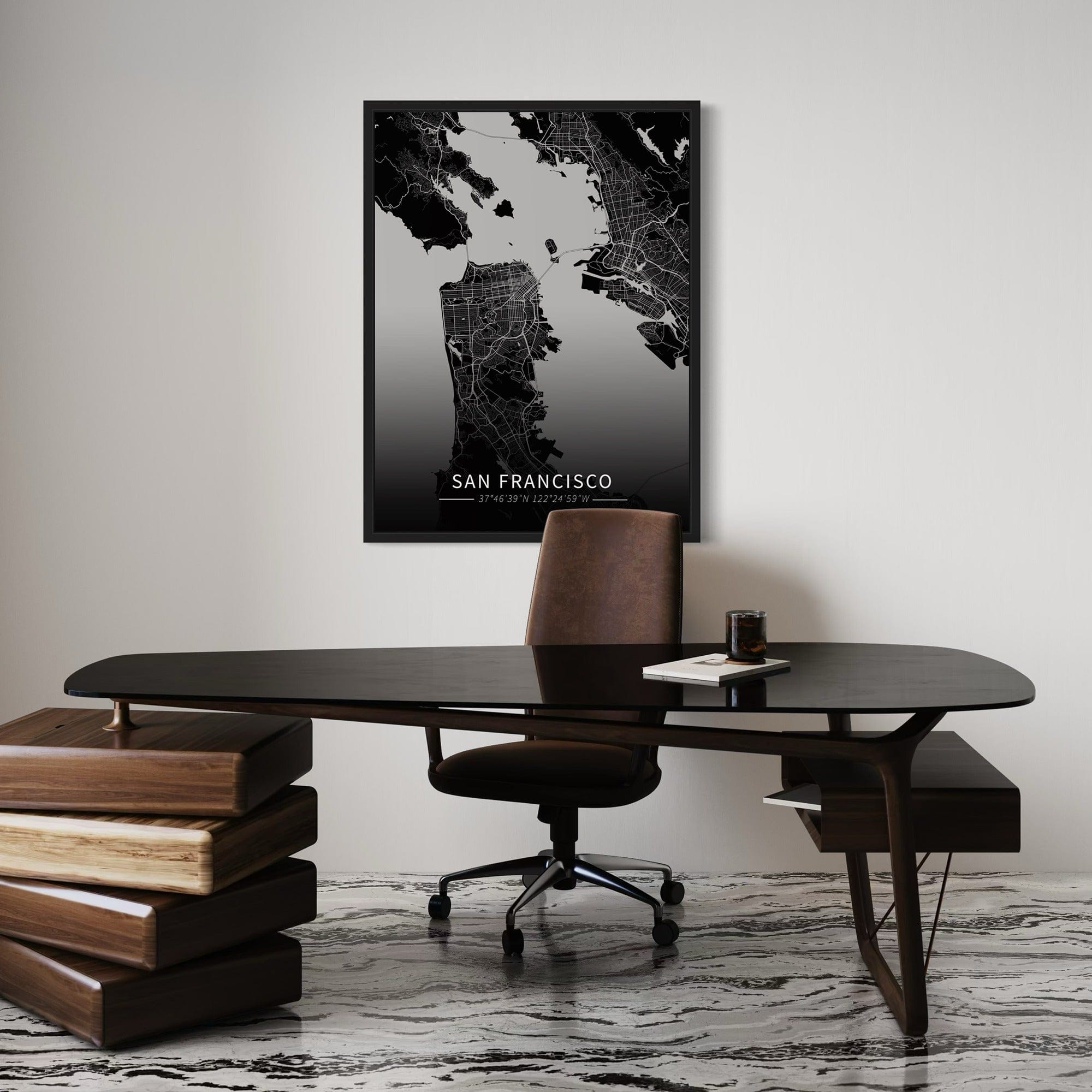 San Francisco City Map Canvas