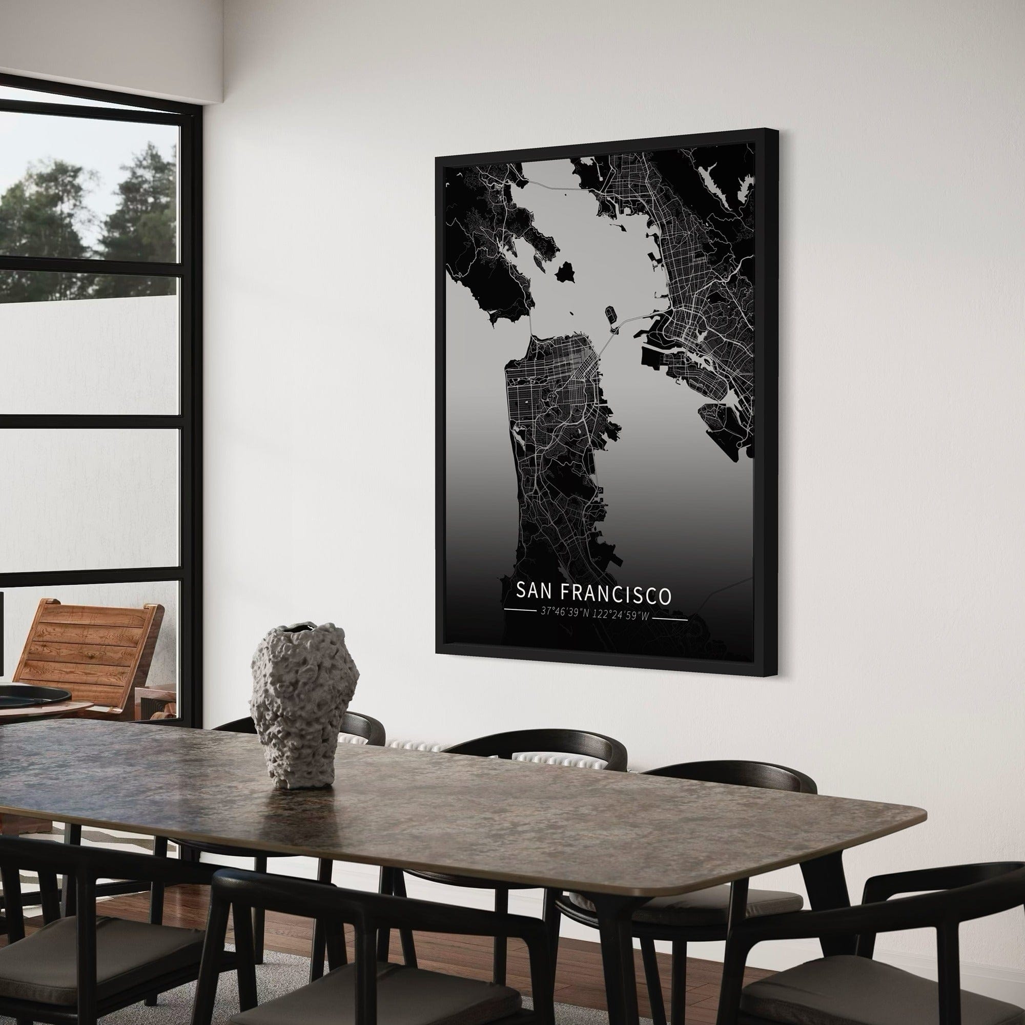 San Francisco City Map Canvas