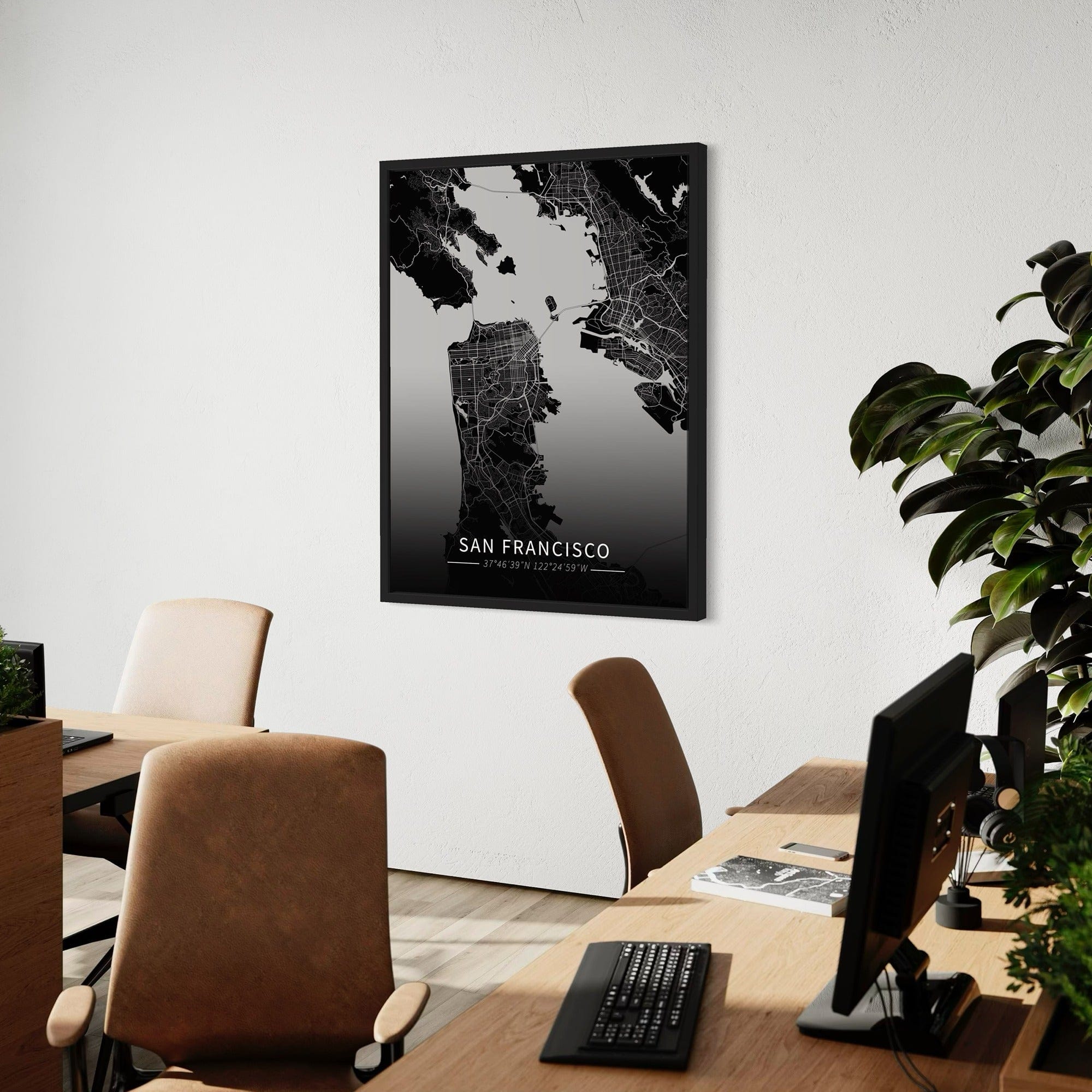 San Francisco City Map Canvas