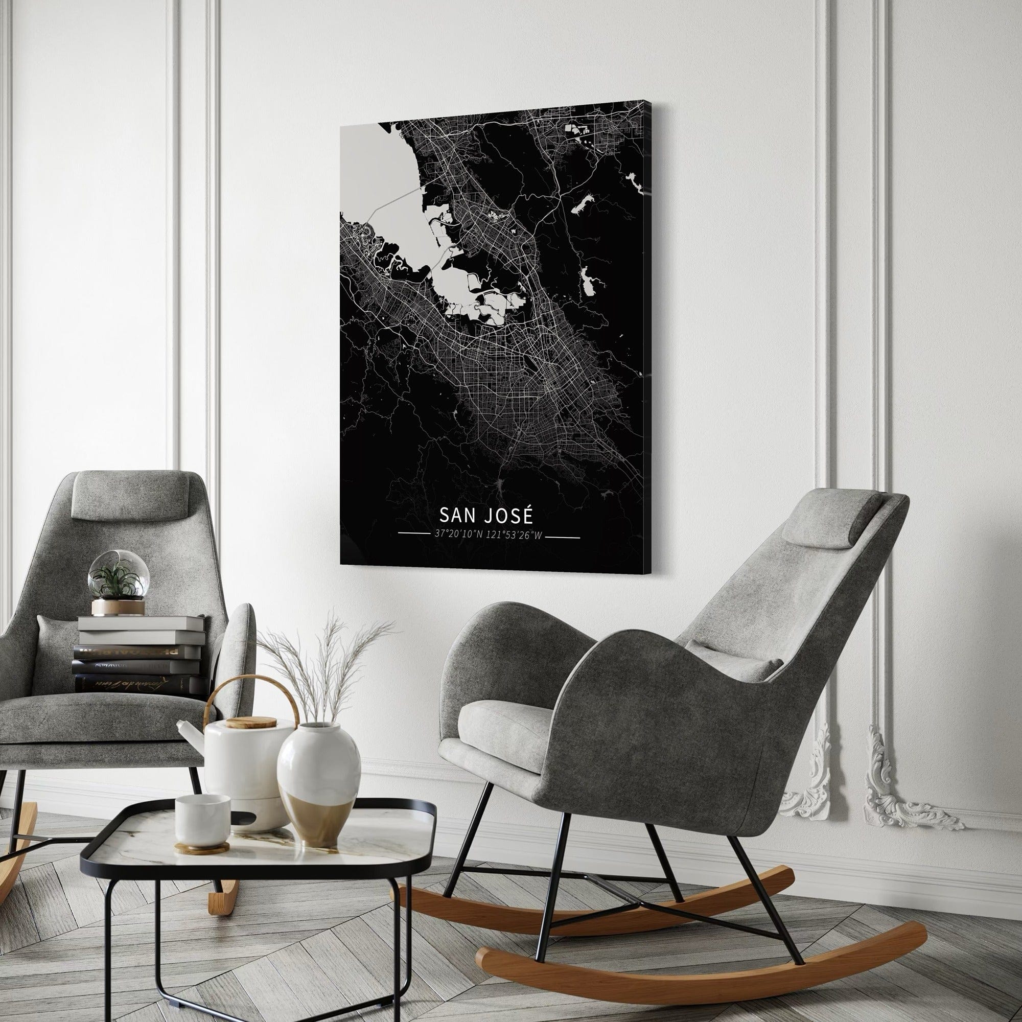 San Jose City Map Canvas