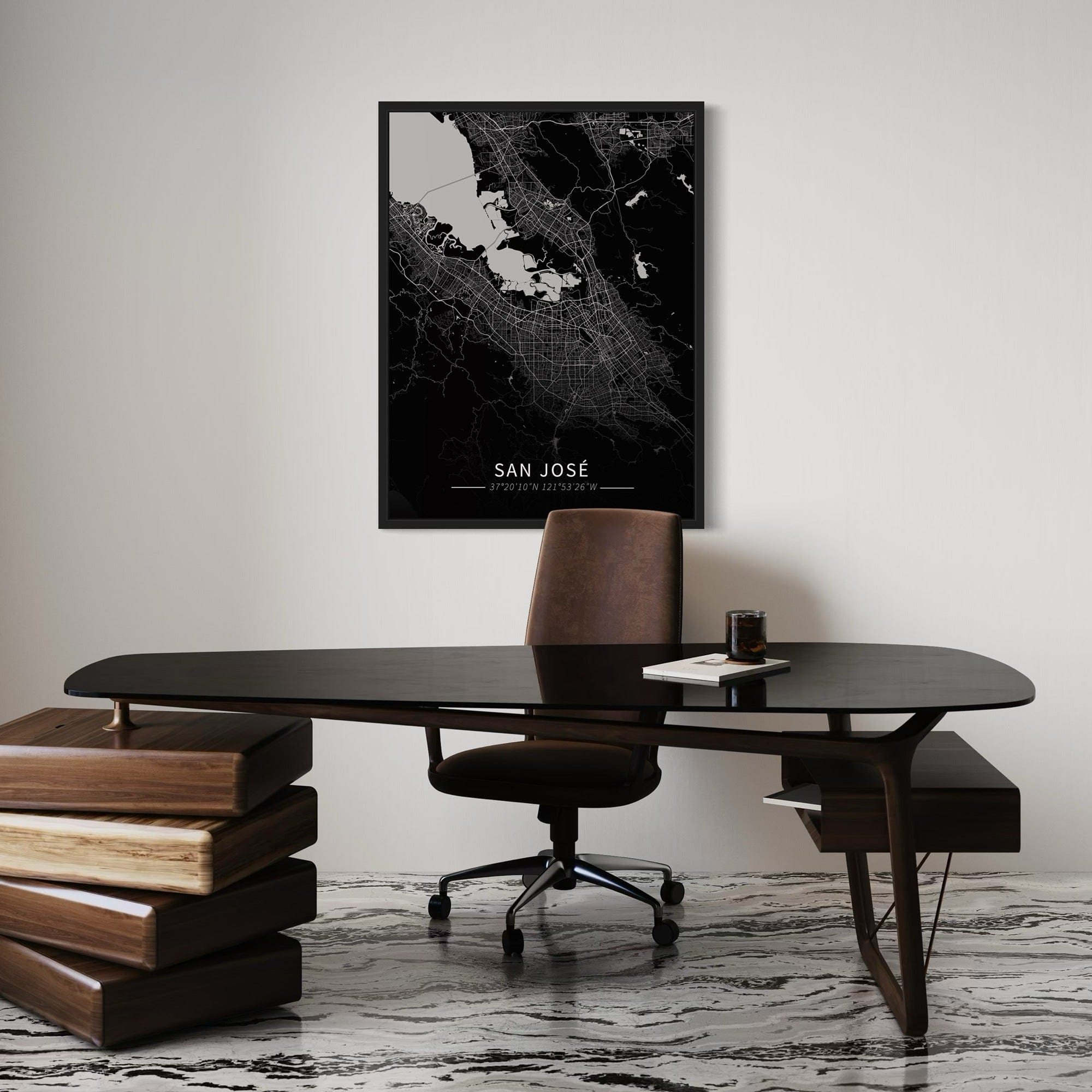 San Jose City Map Canvas