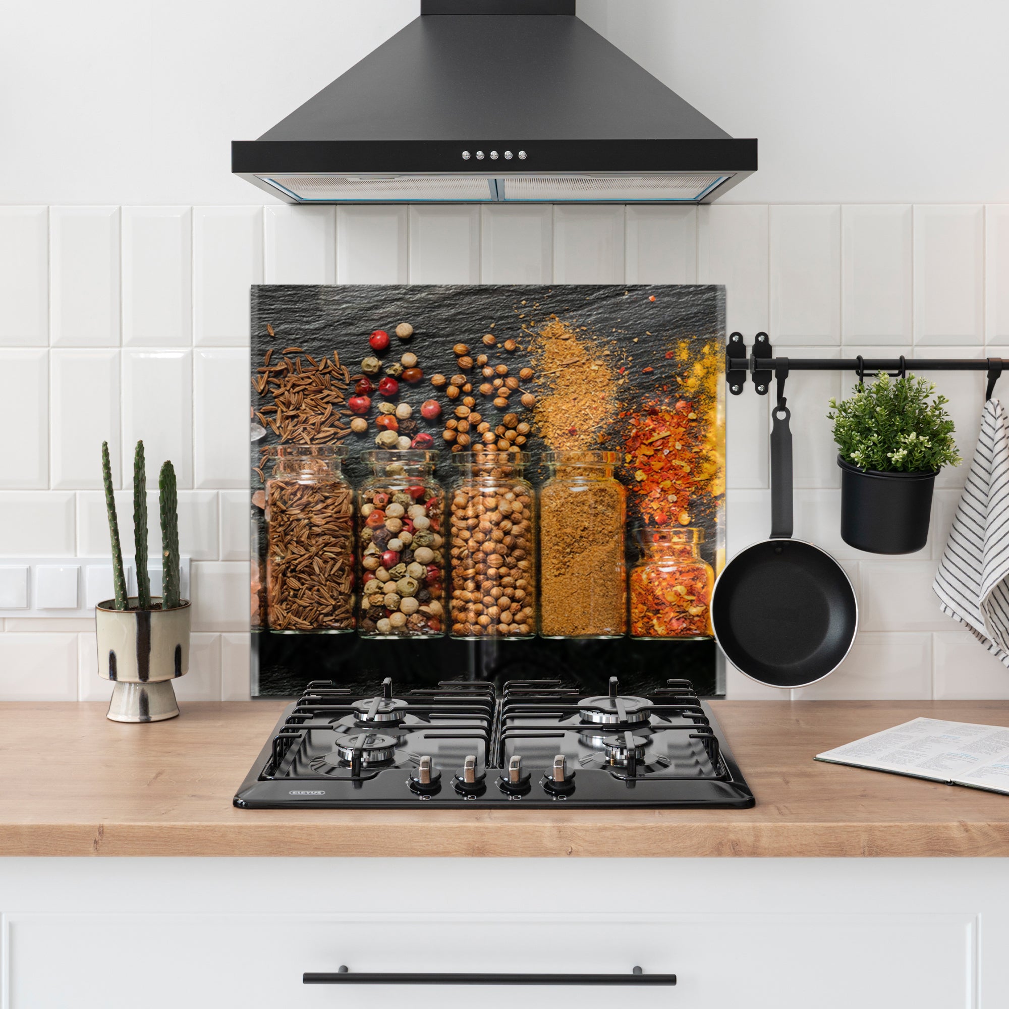 Spice Collection – Tempered Glass Kitchen Backsplash