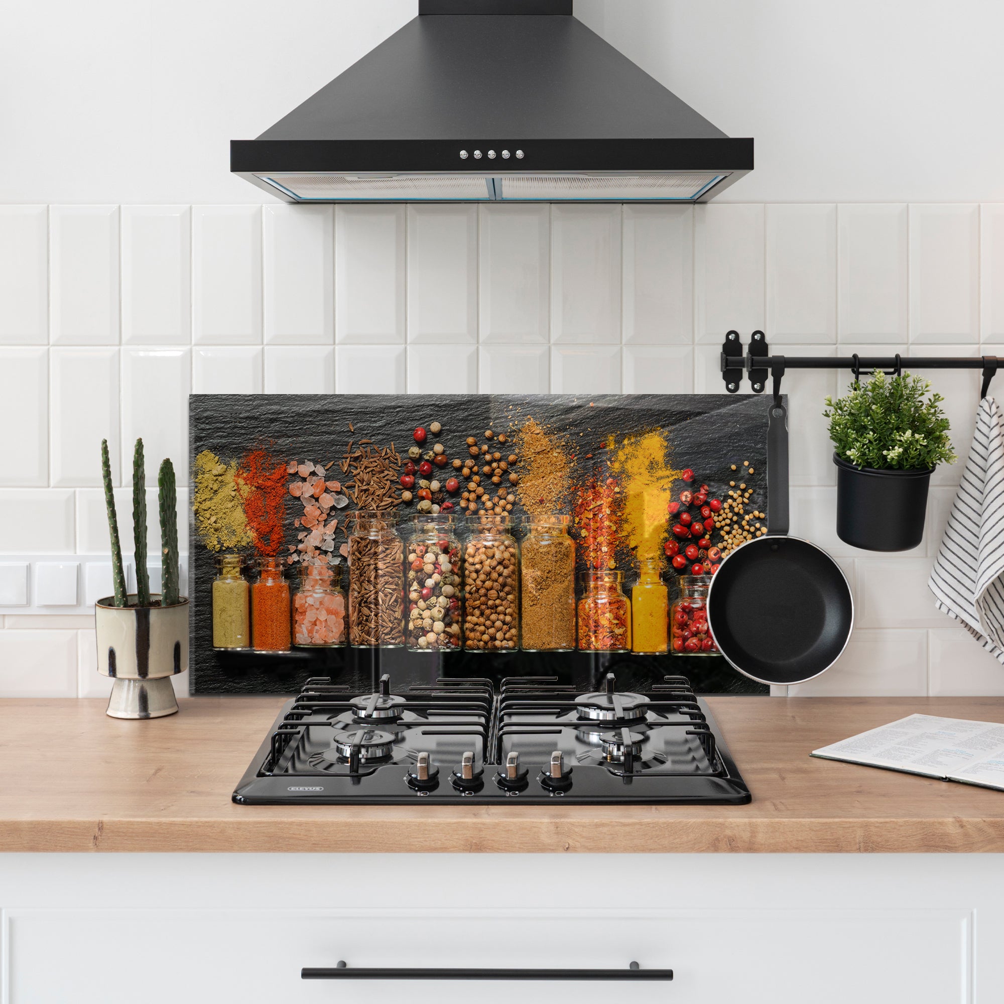 Spice Collection – Tempered Glass Kitchen Backsplash