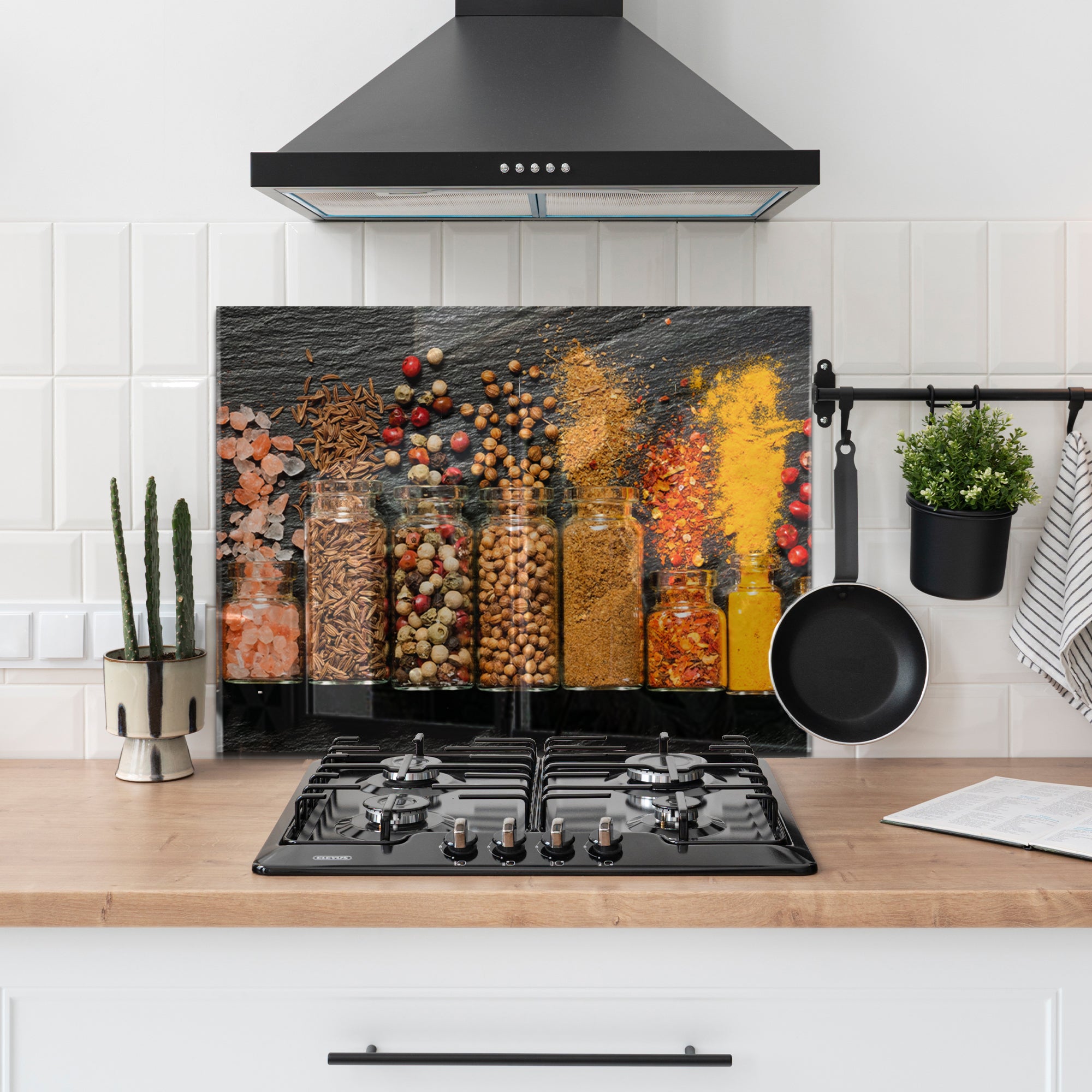 Spice Collection – Tempered Glass Kitchen Backsplash