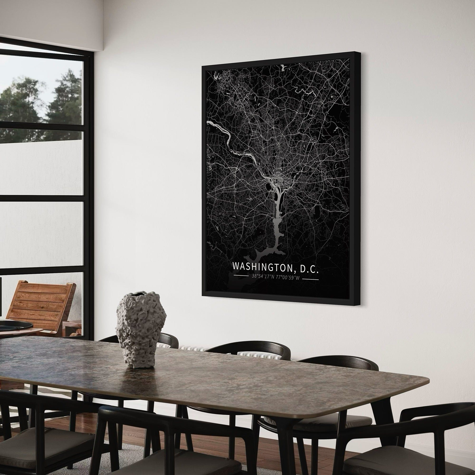 Washington D.C. City Map Canvas