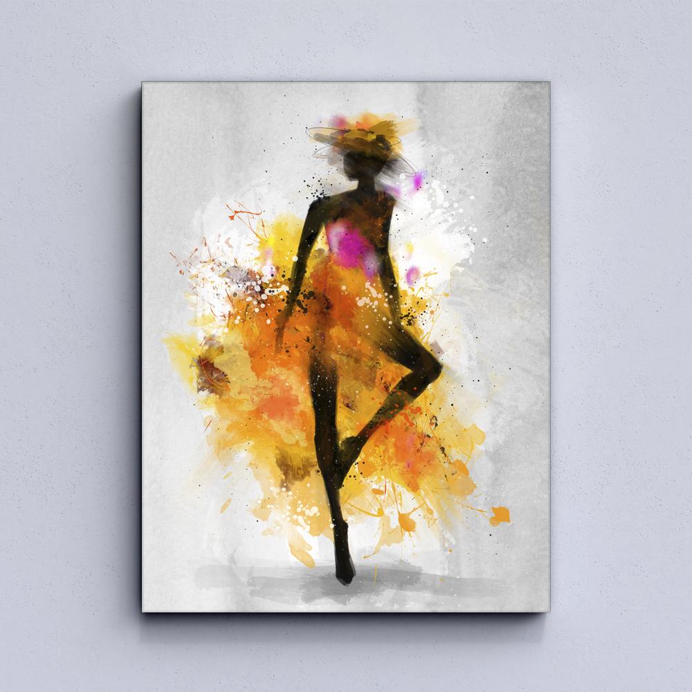 Watercolor girls Canvas