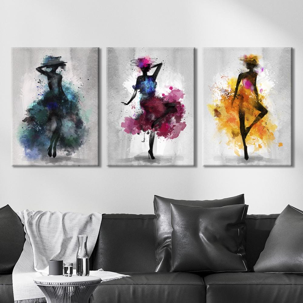 Watercolor girls Canvas