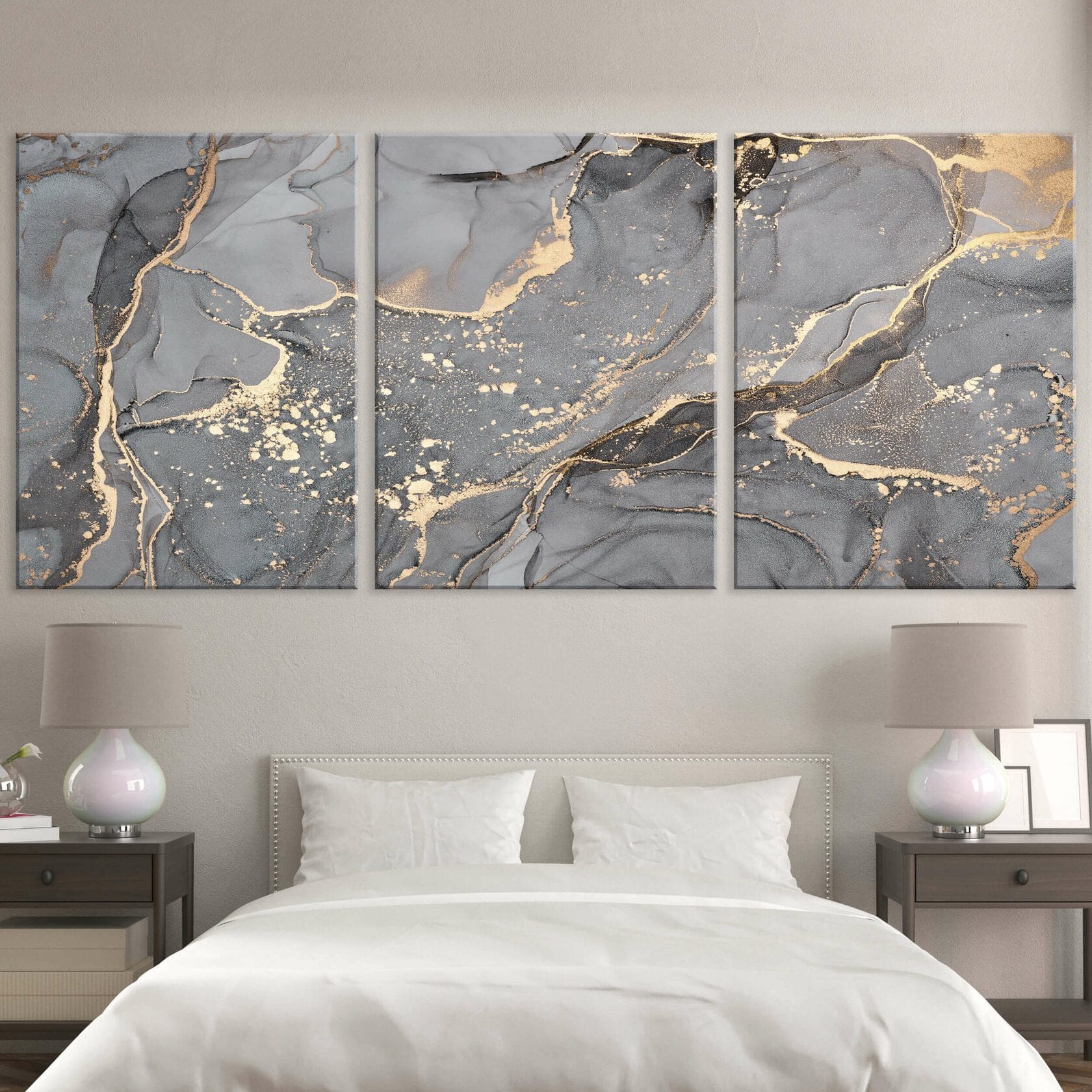 Black Fluid Canvas