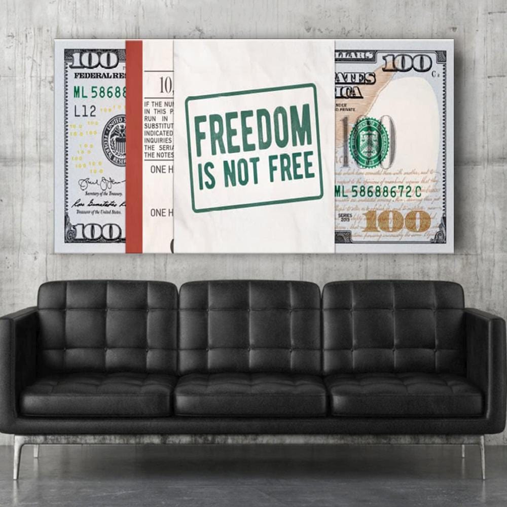 Freedom Is Not Free Canvas