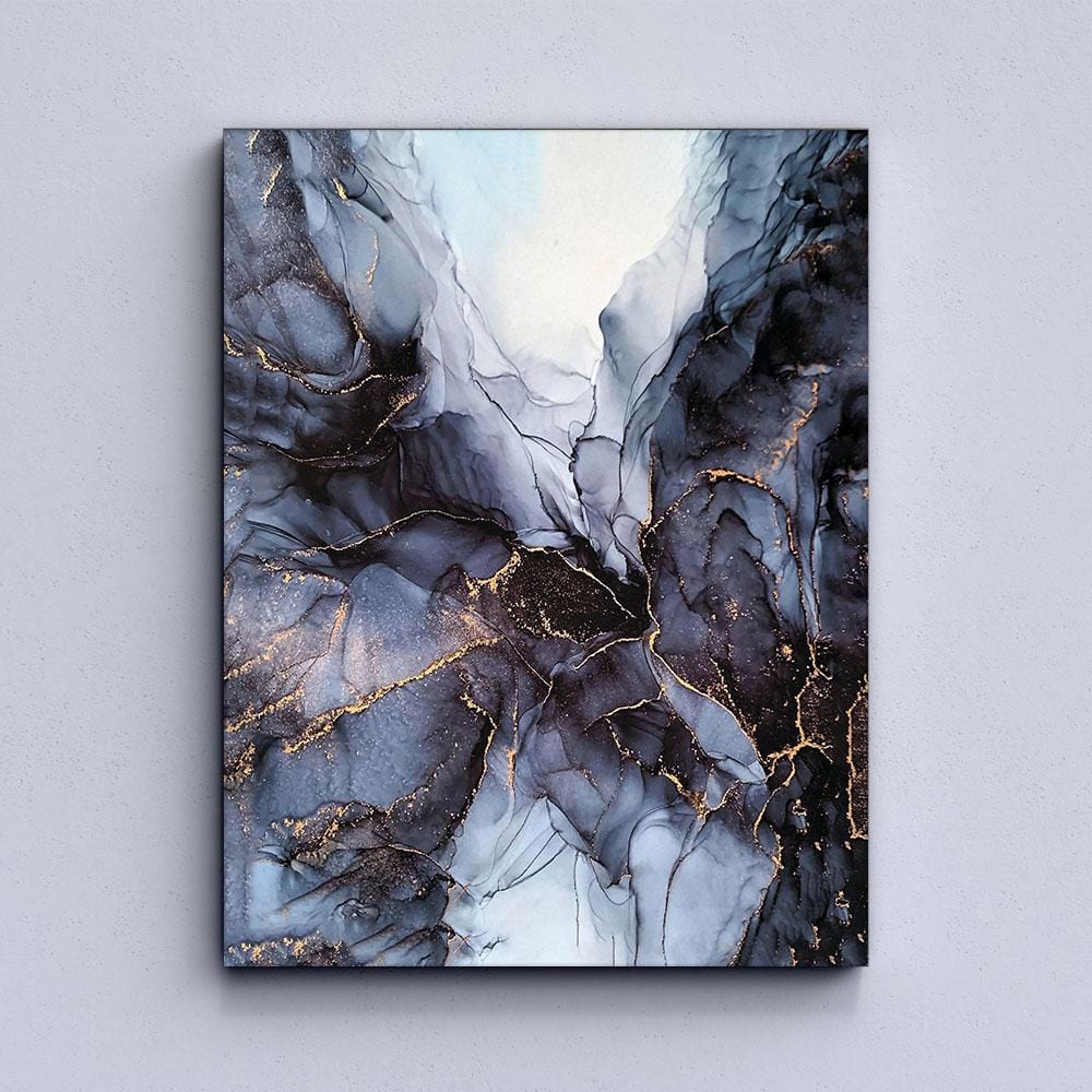 Golden Lightning Canvas