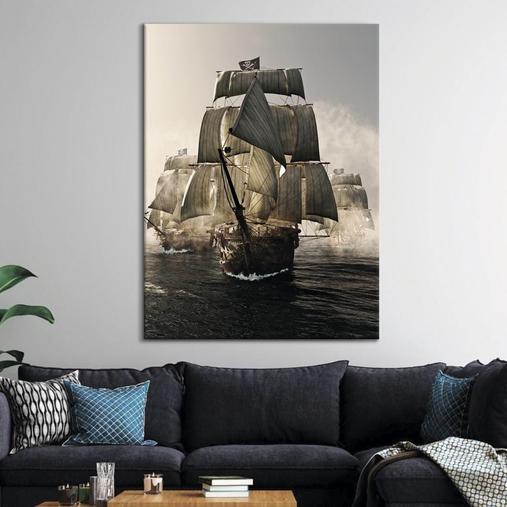 Pirates Ship Canvas