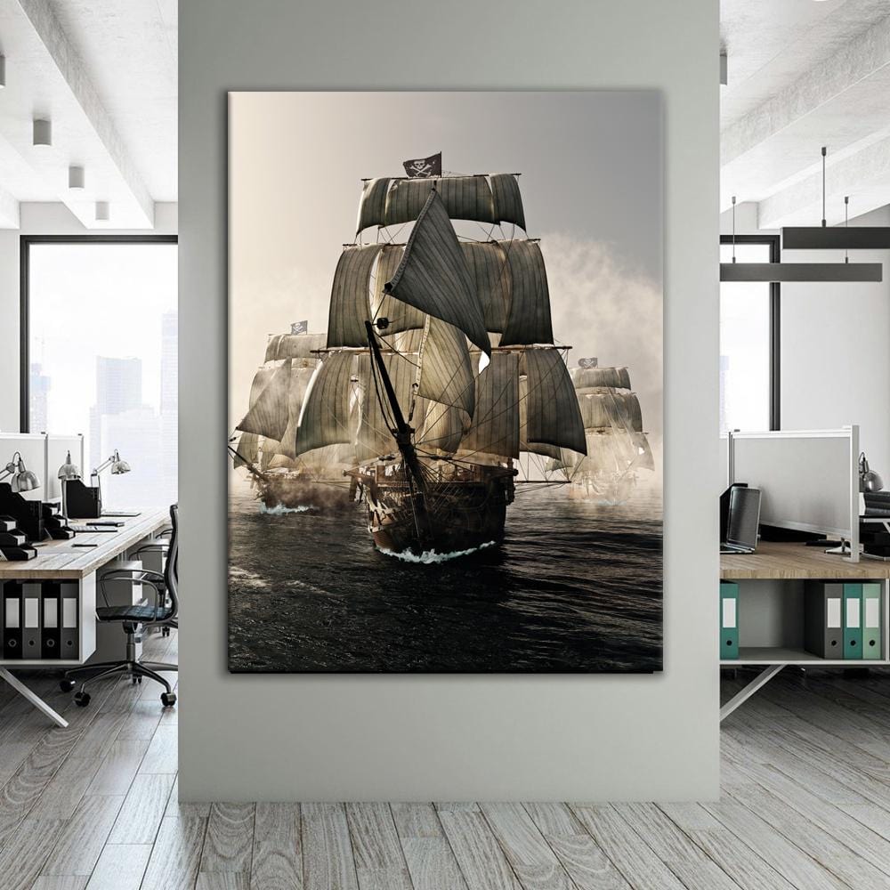 Pirates Ship Canvas
