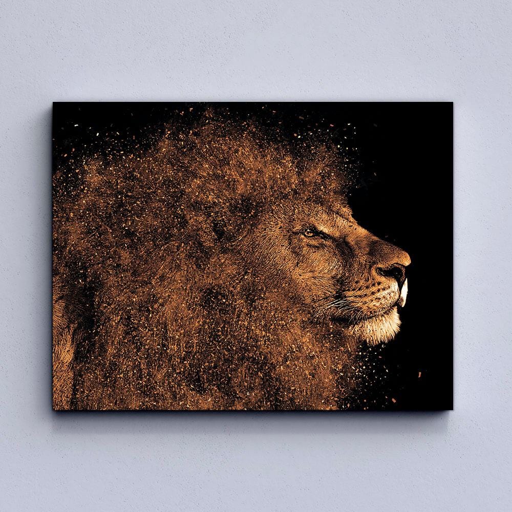 Lion Splash Canvas
