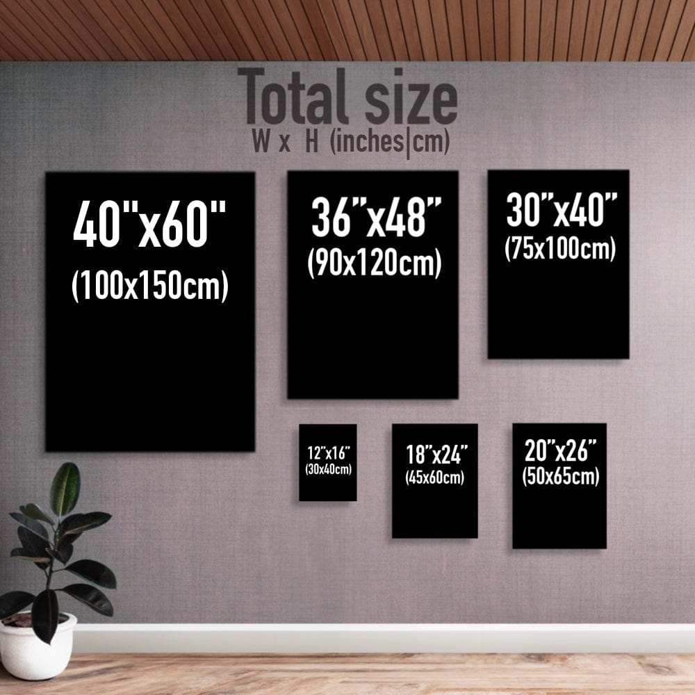 Seattle City Map Canvas