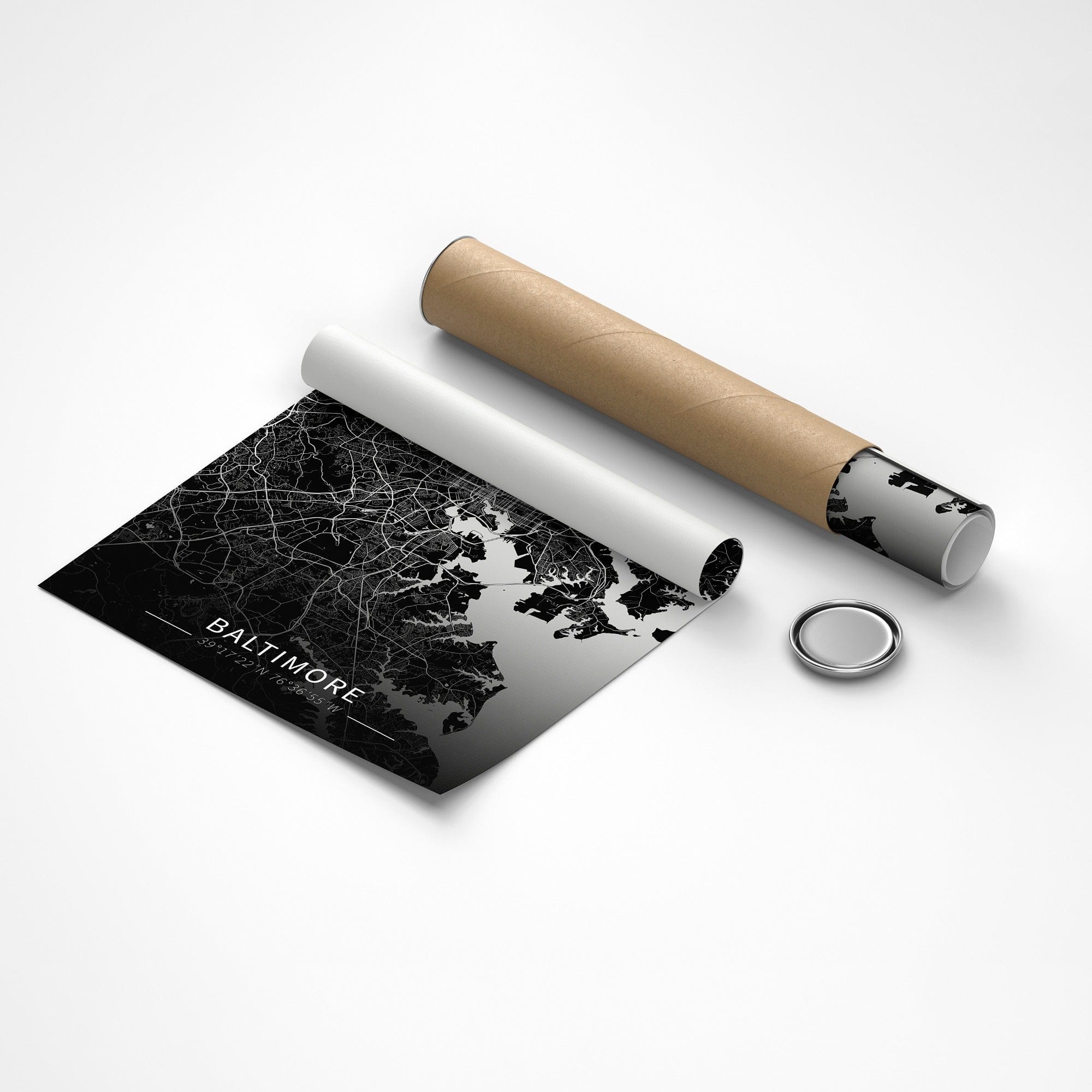 Baltimore City Map Canvas