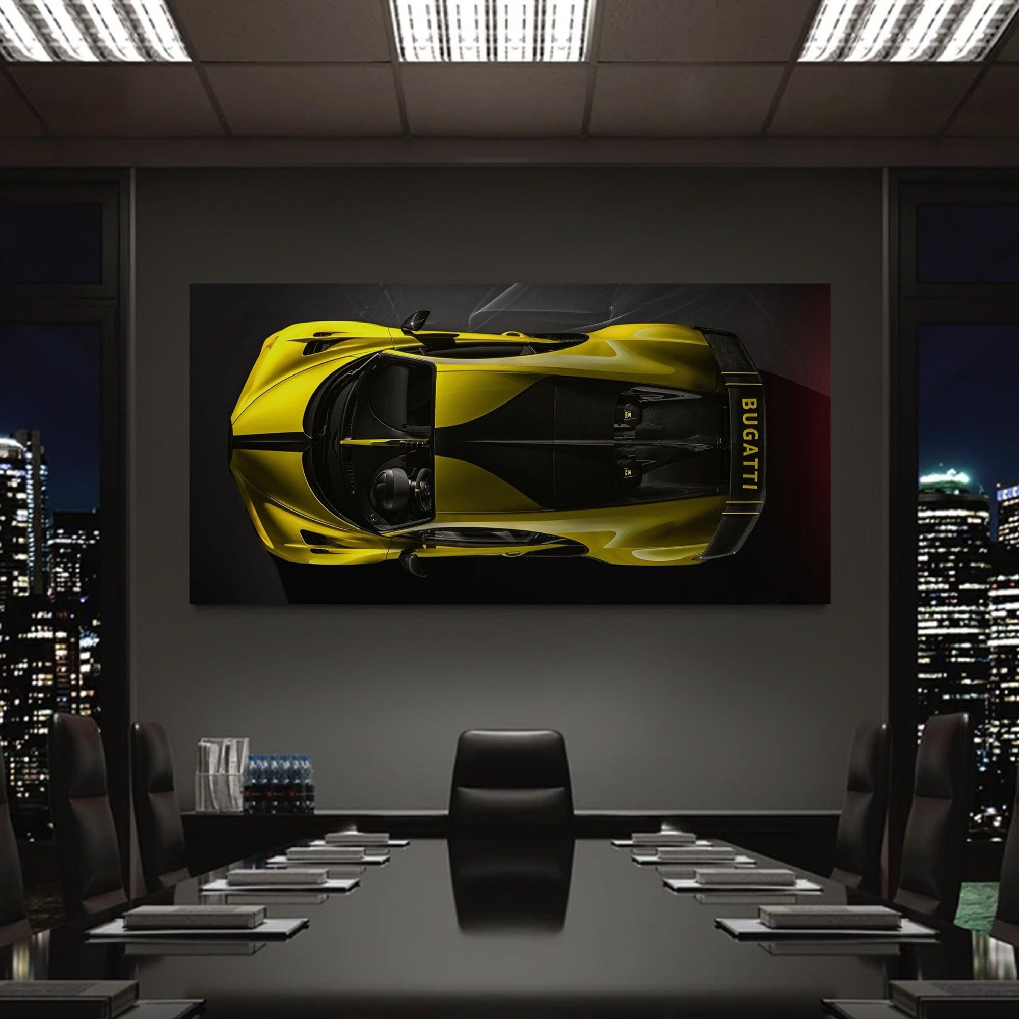 Bugatti Chiron yellow Sport 2020